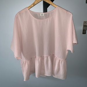 ✨Aritzia Wilfred Pink Blouse✨